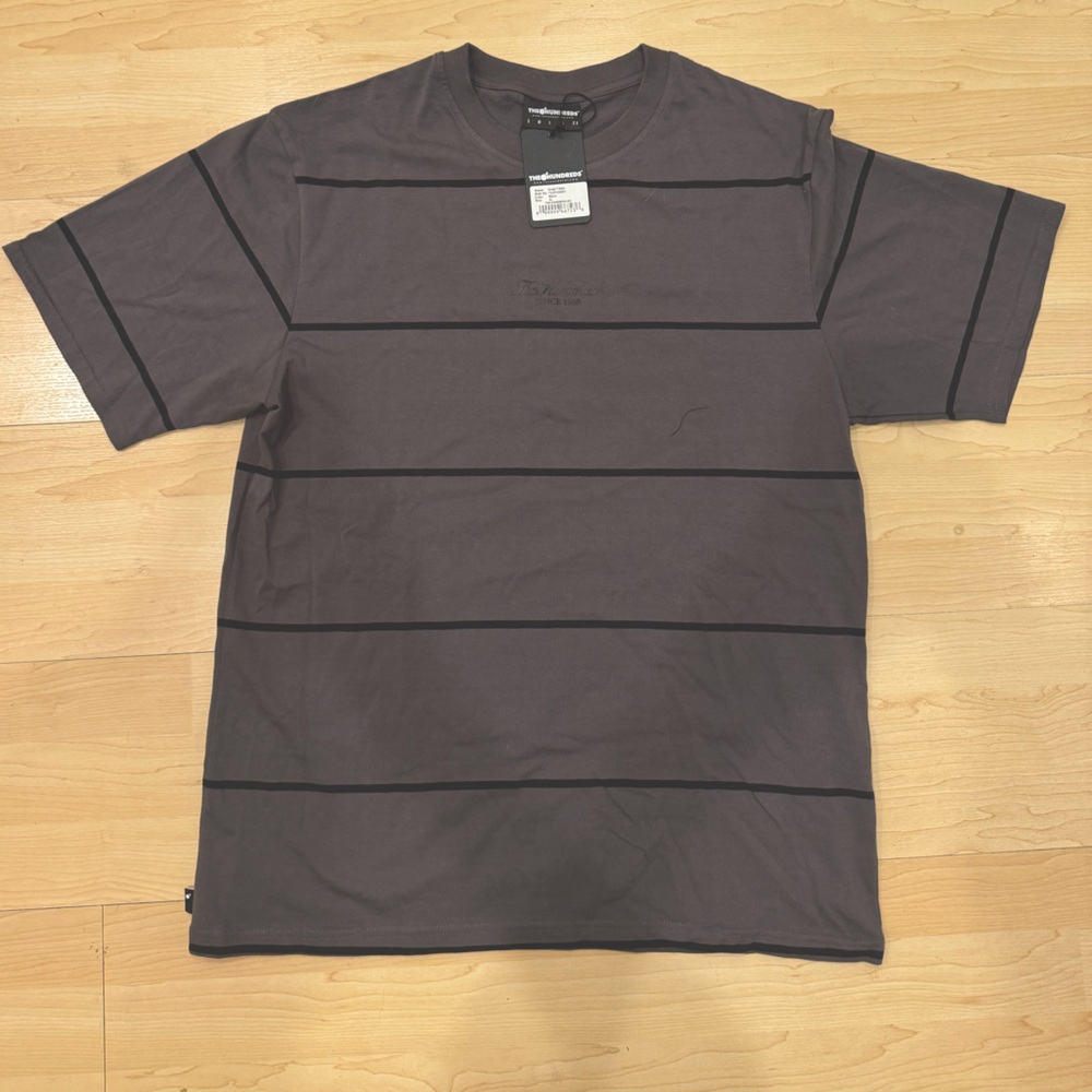 The Hundreds. “The Script” Stripped Tshirt. NWT. XL.